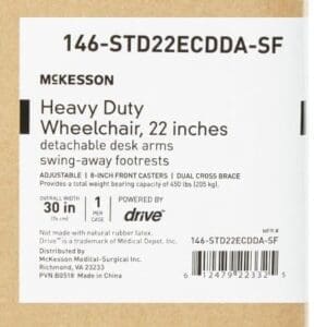A box of heavy duty wheelchair arm rests.