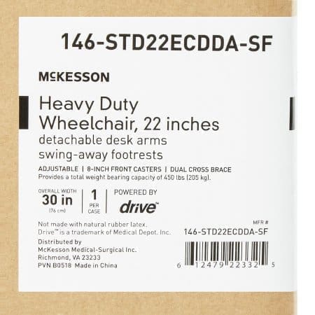 A box of heavy duty wheelchair arm rests.