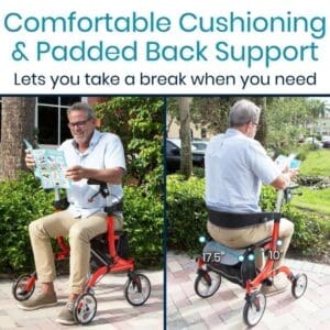 A man sitting on the back of his bike.