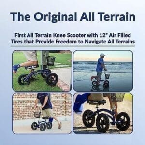 A collage of different images with the text " the original all terrain "
