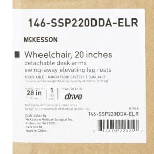 A box of wheelchair arm rests for the drive medical 1 4 6-ssp 2 2 0 dda-elr