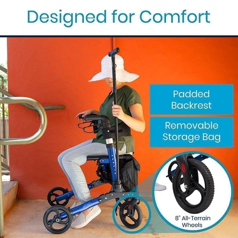 A person is sitting on the back of a scooter.