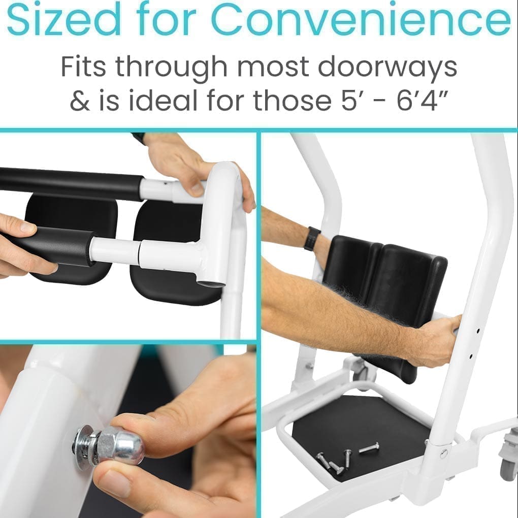 A collage of different images with the text " sized for convenience ".