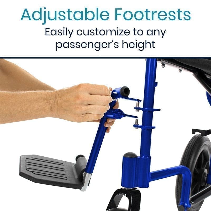 A close up of someone using the foot rest