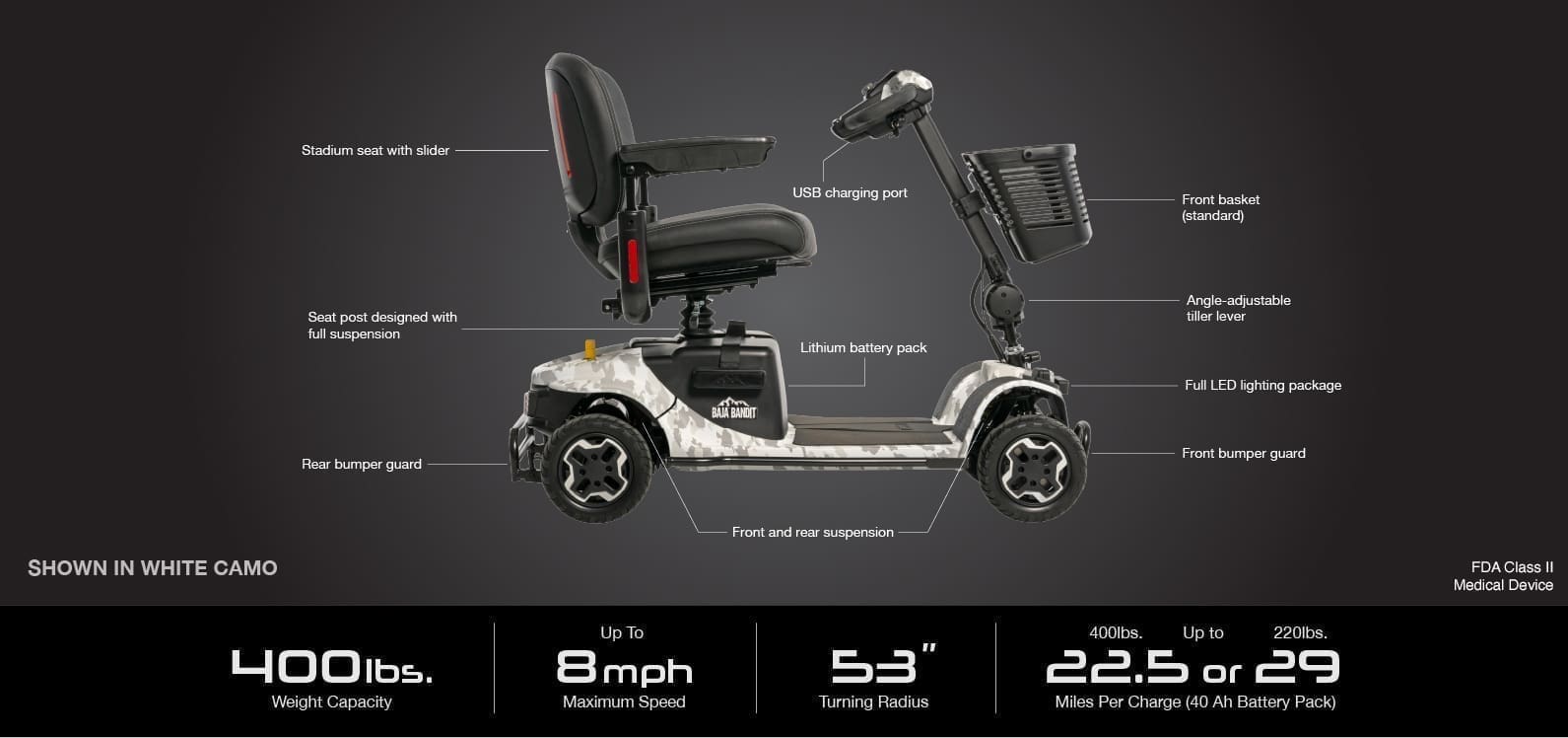 Compact mobility scooter with adjustable features and solid wheels.
