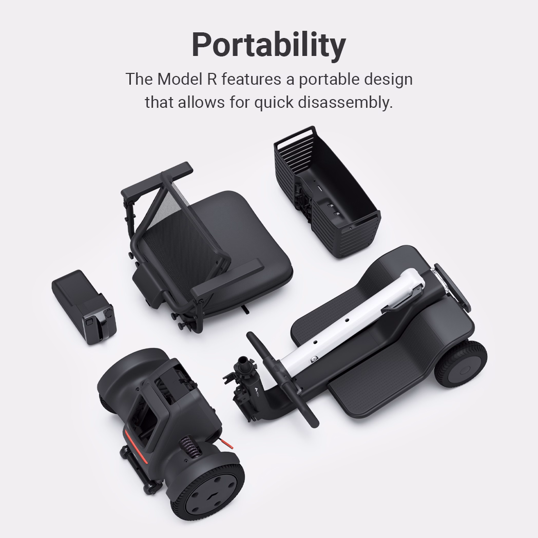 Portable Model B camera with quick disassembly design.