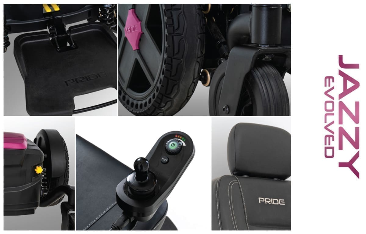 PRIDE JAZZY EVO 614 ELECTRIC WHEELCHAIR - Image 4