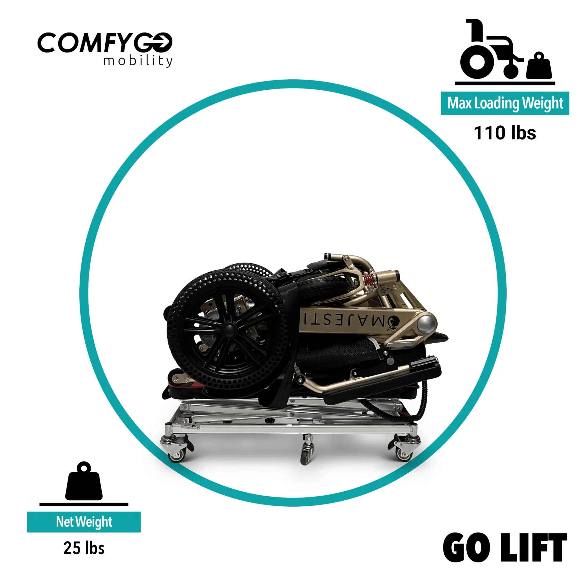 GO-LIFT PORTABLE LIFT FOR ELECTRIC WHEELCHAIRS AND SCOOTERS - Image 4