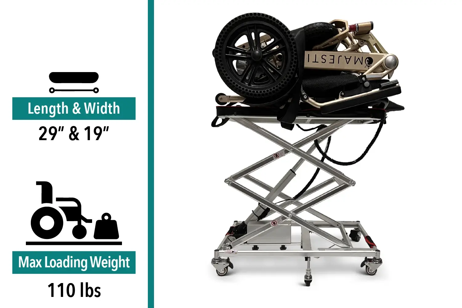 GO-LIFT PORTABLE LIFT FOR ELECTRIC WHEELCHAIRS AND SCOOTERS - Image 6