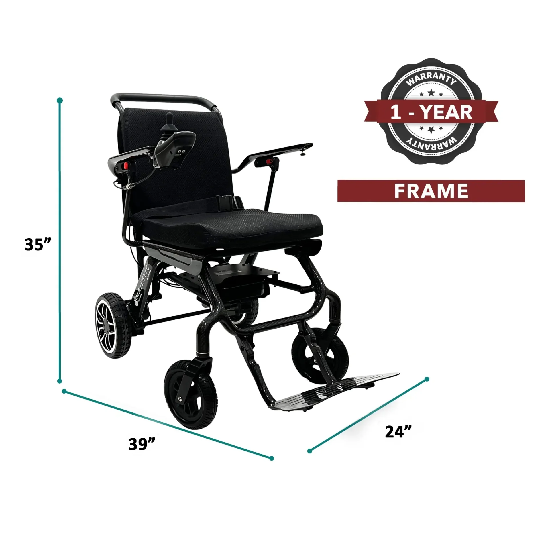 COMFYGO MAJESTIC IQ-CARBON ELECTRIC WHEELCHAIR - Image 11