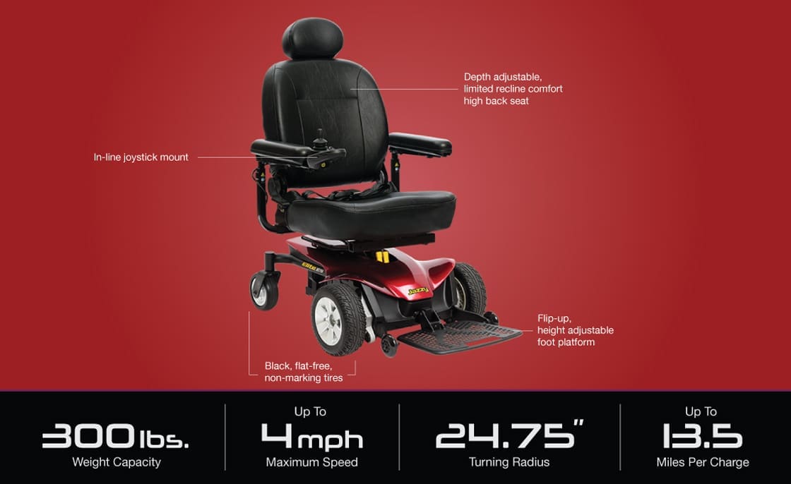 PRIDE JAZZY ELITE ES POWER WHEELCHAIR - Image 2