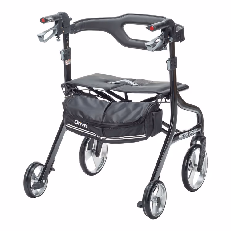 DRIVE MEDICAL NITRO SPRINT HD ROLLATOR - Image 3