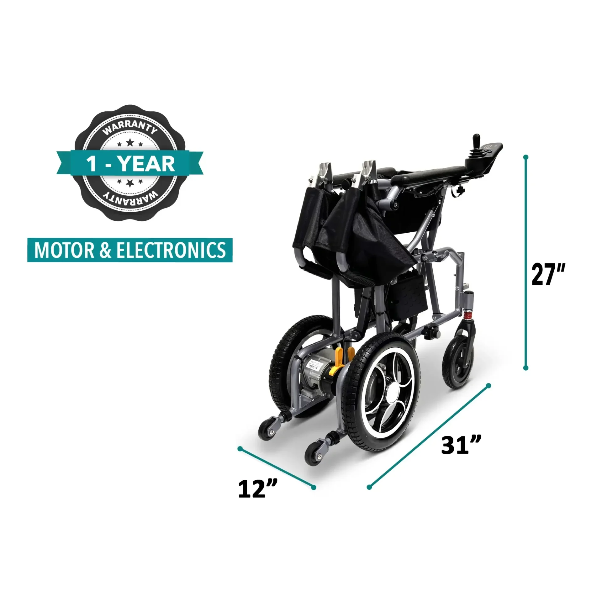 Comfygo X-7 ULTRA-LIGHTWEIGHT ELECTRIC WHEELCHAIR - Image 11